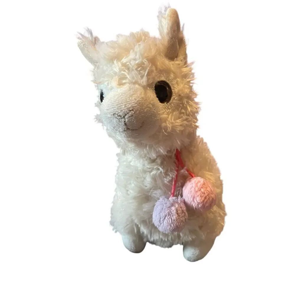 Aurora World White Toy Kids Llama Drama Coconut Fluffy Plush Stuffed Animal